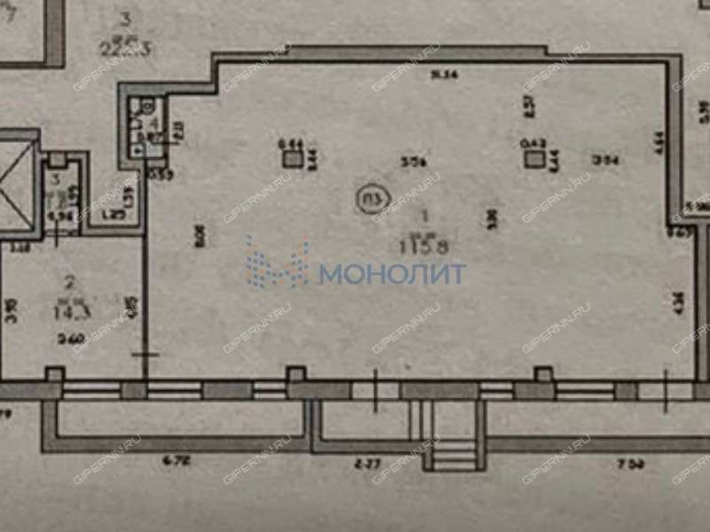 помещение под офис, торговую площадь на Ошарской улице