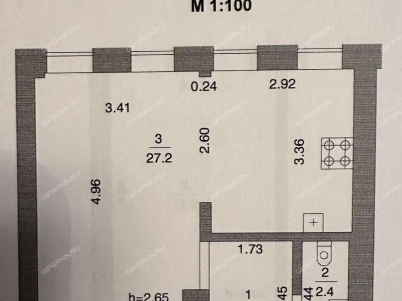 трёхкомнатная квартира в Плотничном переулке дом 17