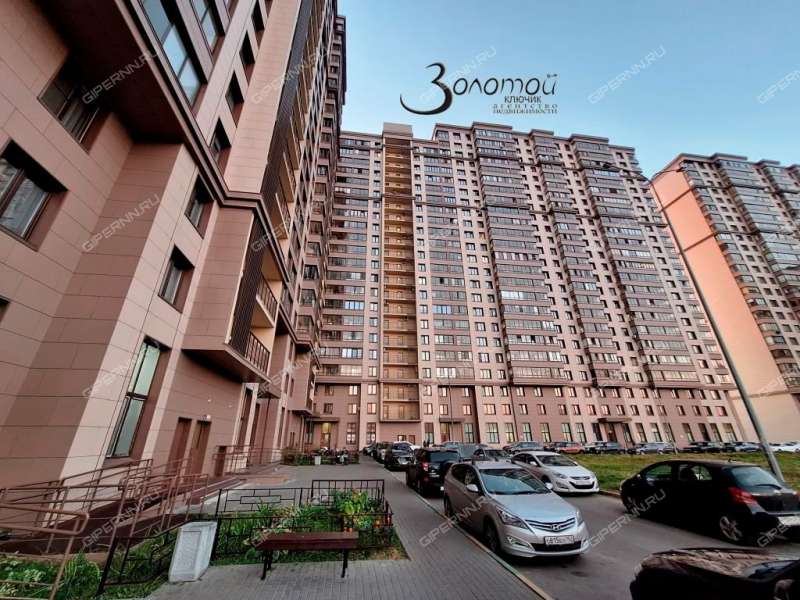 двухкомнатная квартира на улице Июльских Дней дом 1 к2