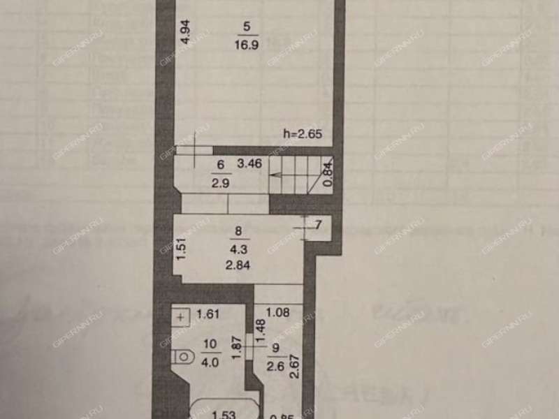 трёхкомнатная квартира в Плотничном переулке дом 17
