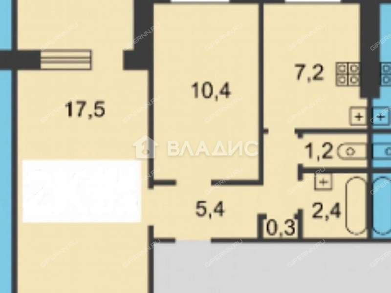 двухкомнатная квартира на Норвежской улице дом 4