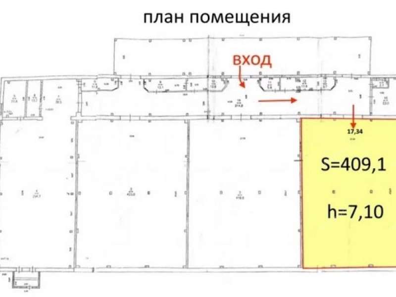 помещение под склад на Чаадаева ул.д.43