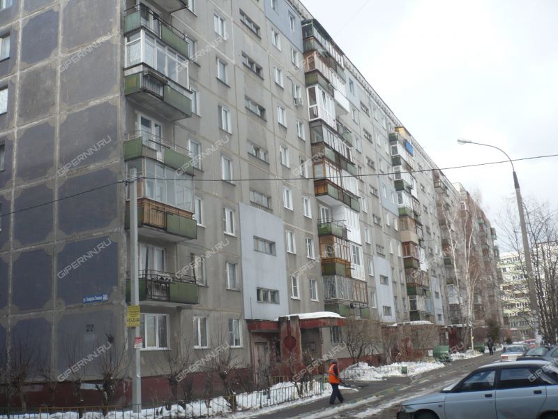 трёхкомнатная квартира на улице Генерала Зимина дом 22