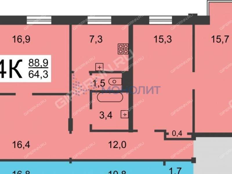 квартира-студия на Анкудиновском шоссе дом 13