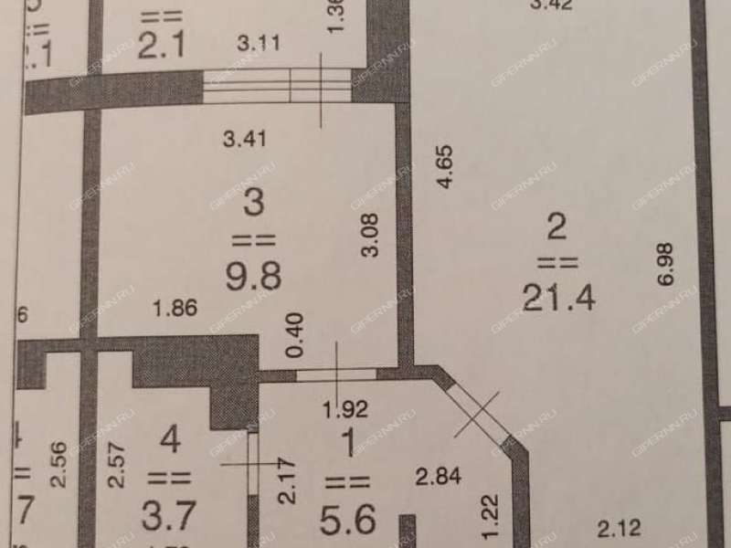 однокомнатная квартира на улице Янки Купалы дом 44