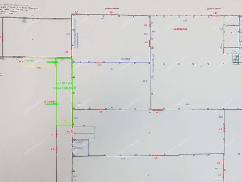 помещение под склад на Коминтерна ул, д.41В