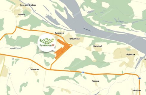 Голошубиха кстовский район карта