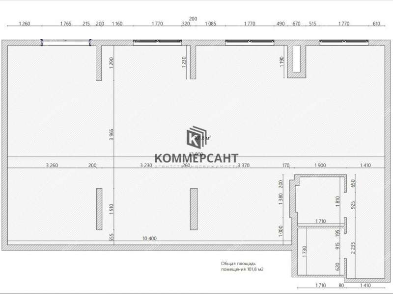 помещение под торговую площадь на 2-й Оранжерейной улице