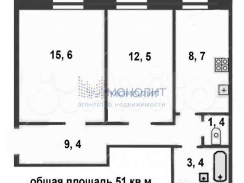 двухкомнатная квартира на Ильинской улице дом 168/2