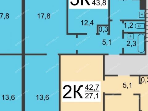 3-komnatnaya-ul-komsomolskaya-d-19 фото