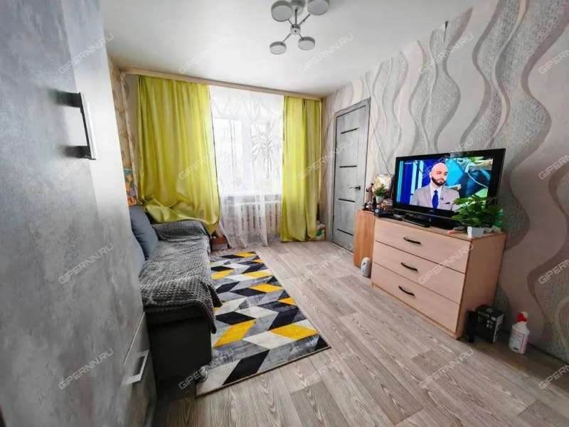 двухкомнатная квартира на улице Железнодорожная дом 1А город Заволжье