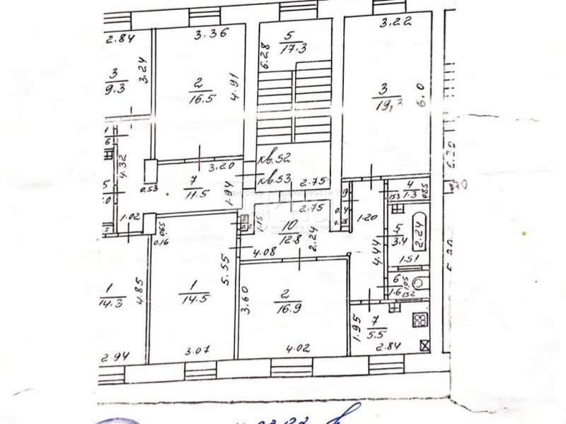 трёхкомнатная квартира на Московском шоссе дом 83