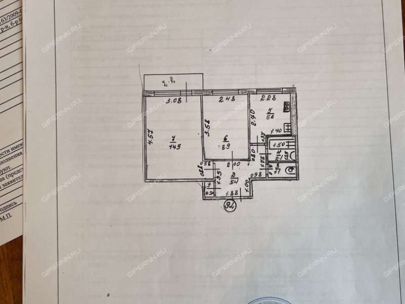 двухкомнатная квартира на бульваре 60-летия Октября дом 9