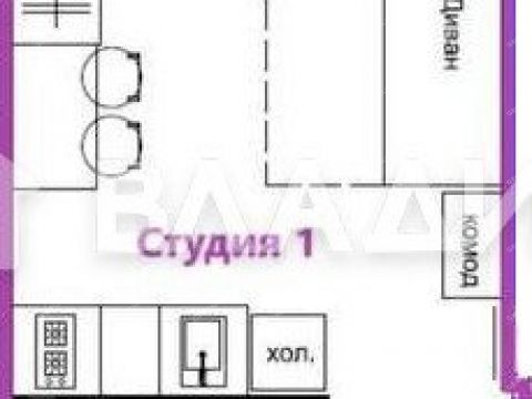 kvartira-studiya-prosp-gagarina-d-13a фото