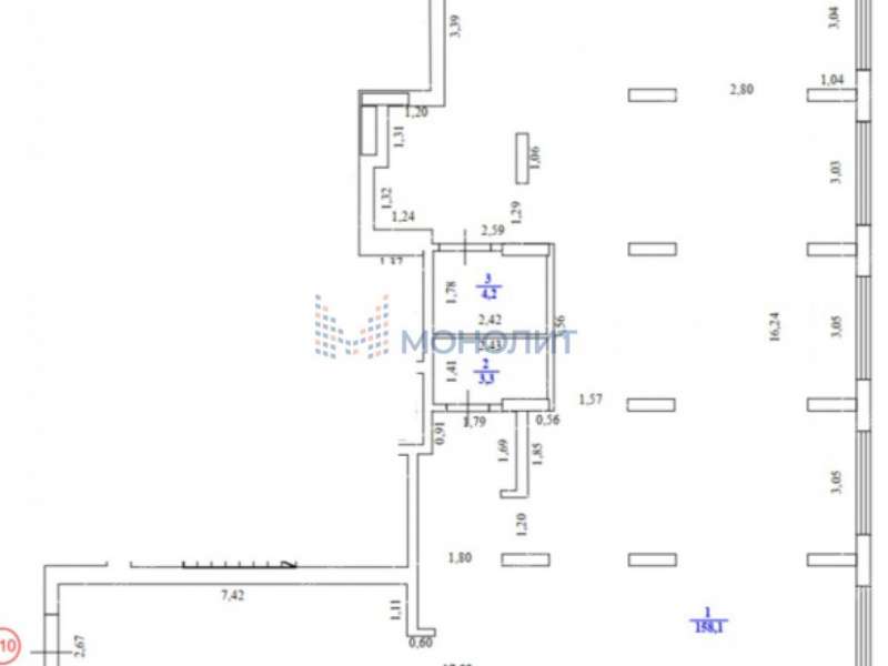 помещение под офис, торговую площадь на Магаданской улице