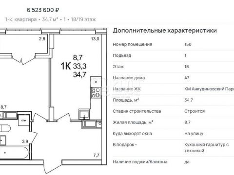 1-komnatnaya-derevnya-ankudinovka-kstovskiy-rayon фото