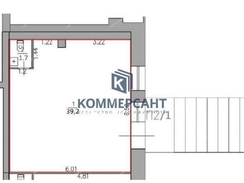 помещение под торговую площадь на улице Лесной Городок